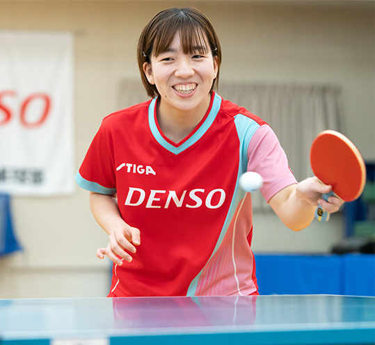 菅澤 柚花里（すがさわ ゆかり） | デンソーポラリス／卓球／女子／日本卓球リーグ実業団連盟／JTTL